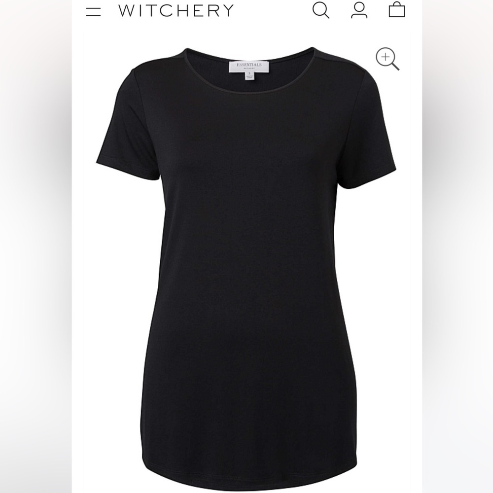 Witchery Crew shirt tail T-shirt Size XL